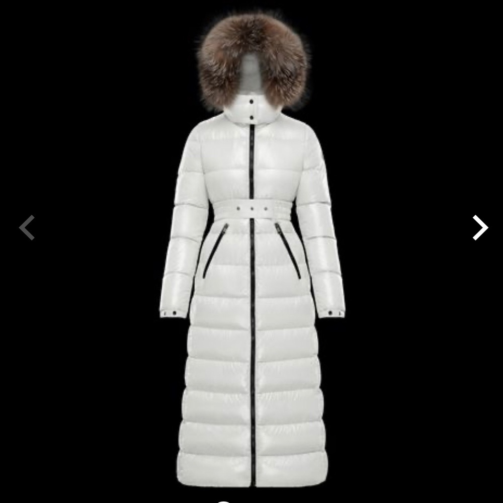 Moncler Hudson Giubbotto Jacket size 4 white